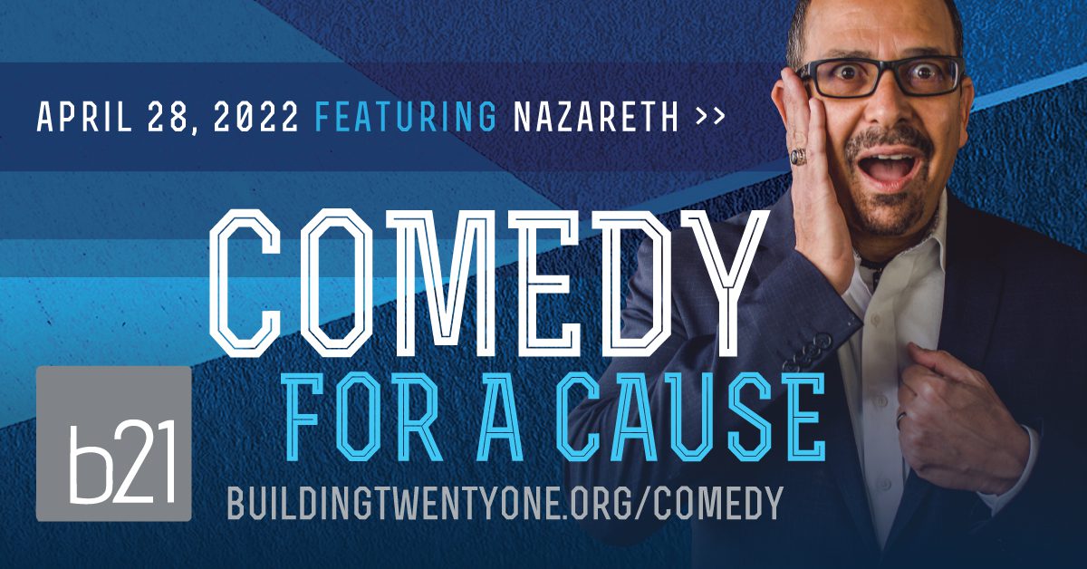 Comedy for a Cause Virtual Event Building Twentyone
